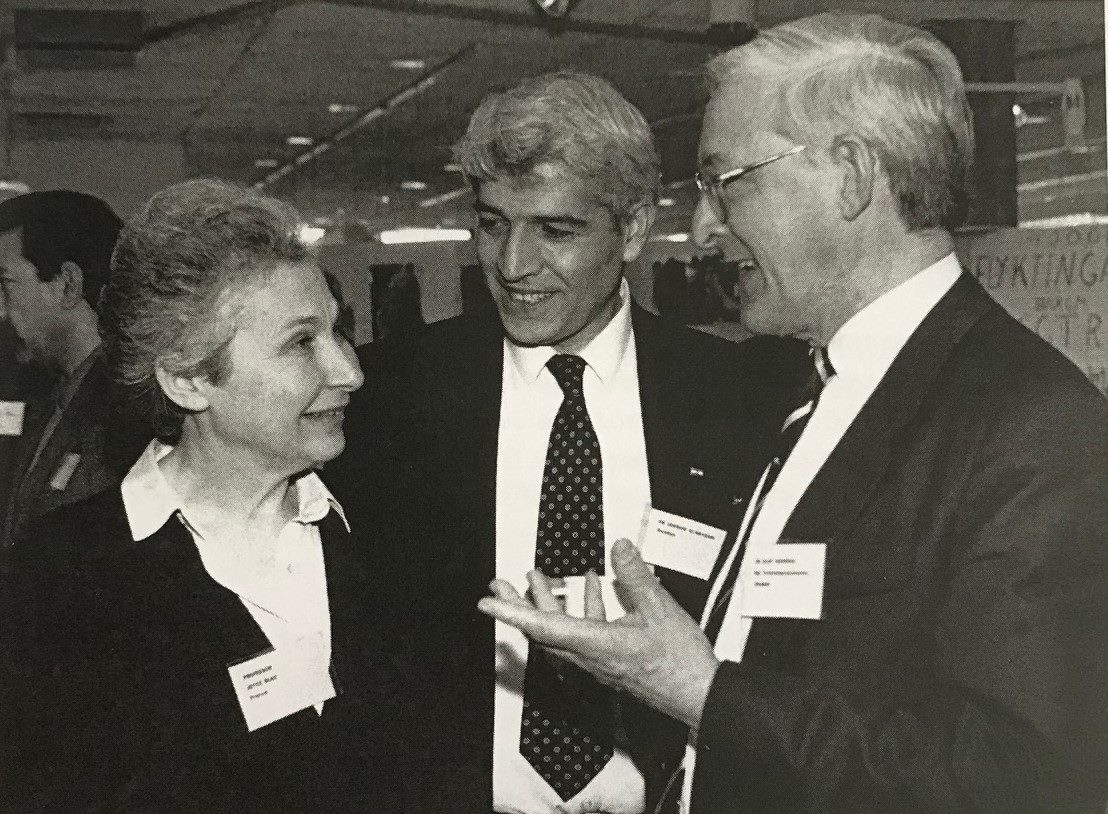 Joyce Blau, Cemşîd Heyderî û Olof G Tandberg (Ji aliyê çepê ve)