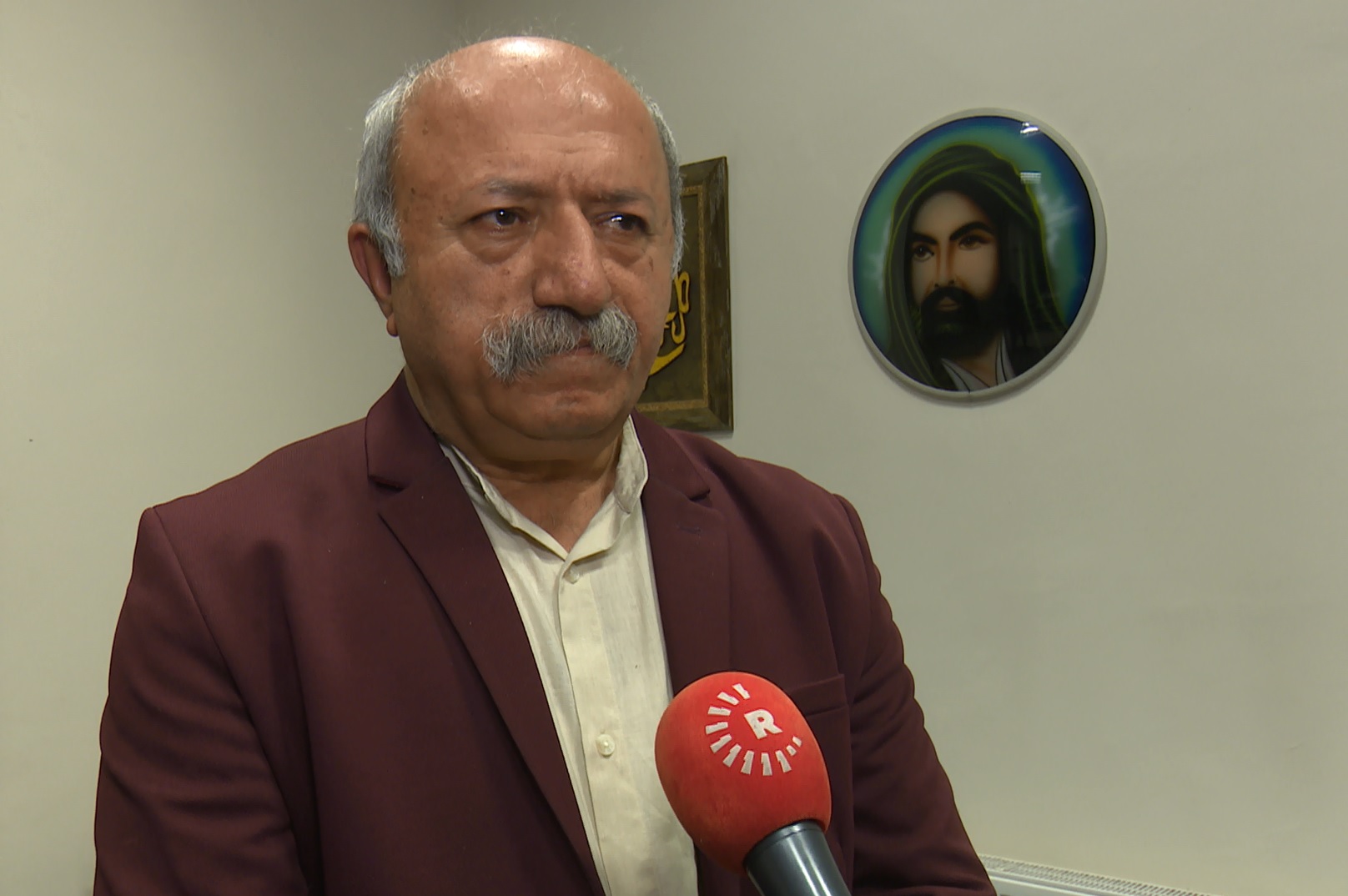 Foto: Rûdaw’a konuşan Demokratik Alevi Dernekleri (DAD) Eş Başkanı Mustafa Karabudak - Esat Aydın / Rûdaw